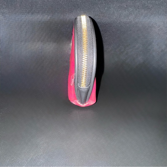 roberto cavalli small cosmetic toiletry bag | makeup case burgundy maroon - Picture 13 of 16